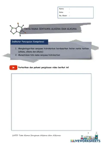 Tata Nama Snayawa Alkena dan Alkuna