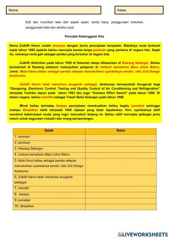 Edit dan murnikan teks