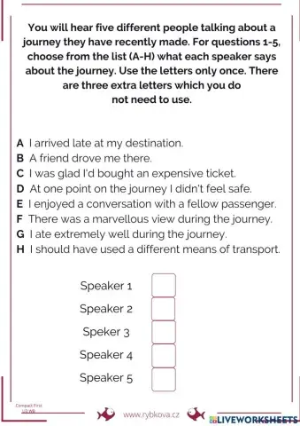 Listening (journeys) B2