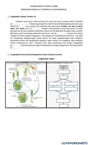 Perkembangbiakan tumbuhan gymospermae