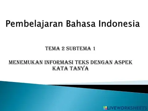 Bahasa indonesia