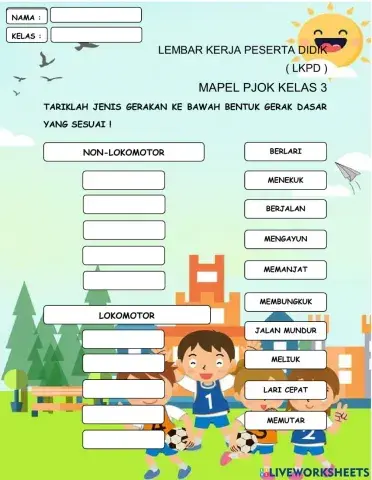 Kombinasi gerak dasar non-lokomotor