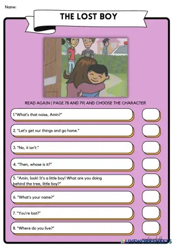 English get smart 4 : modul 7 - THE LOST BOY