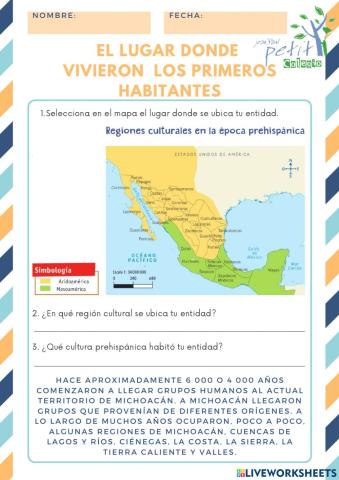 El lugar donde vivieron los primeros habitantes