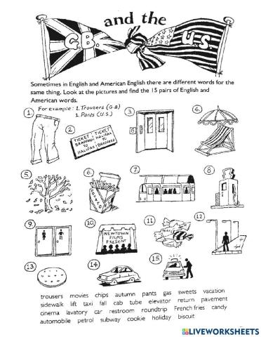 American & British Words