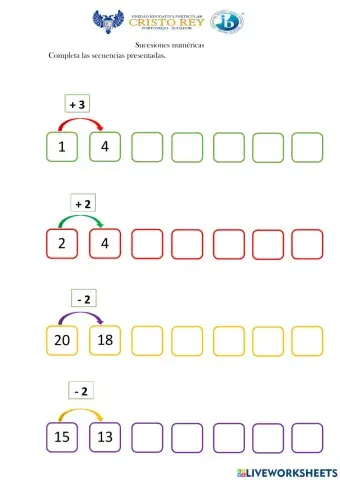 Sucesiones numéricas