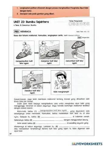 Kelas bahasa melayu 6 aman