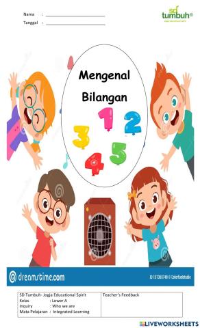 Integrated Learning-Mengenal bilangan 1-20