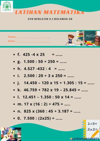 Operasi hitung campuran