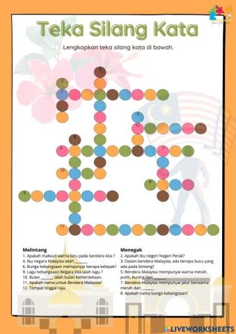 Kuiz silang kata hari kemerdekaan