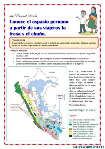 Conoce el espacio peruano a partir de sus viajeros la fresa y el chuño
