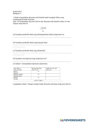 Teknik mengukur parameter kesihatan badan