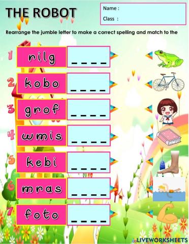 Year 2 Unit 8 The Robot