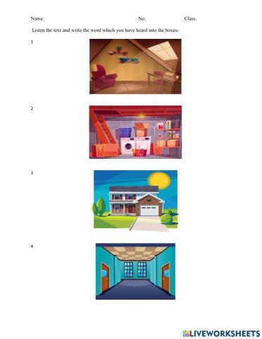 Home Sweet Home Vocabulary