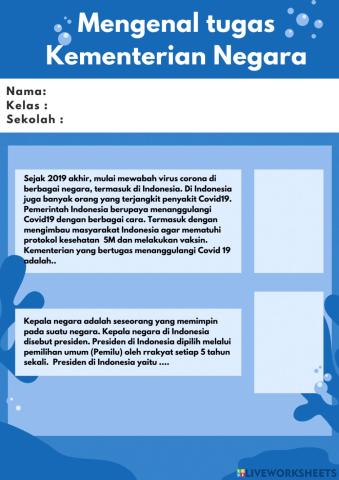 Mengenal tugas kementerian negara