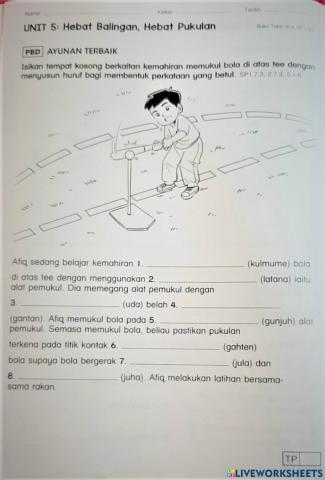 Unit 5 : Hebat Balingan,Hebat Pukulan (Ayunan Terbaik)