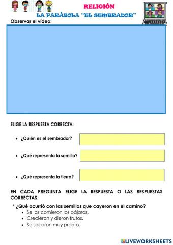 Parábola el sembrador