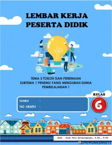 Tematik 3 Subtema 1 Pembelajaran 1 Kelas 6