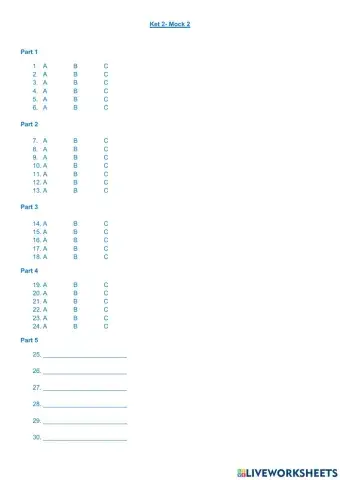 Ket2 mock2 reading writing