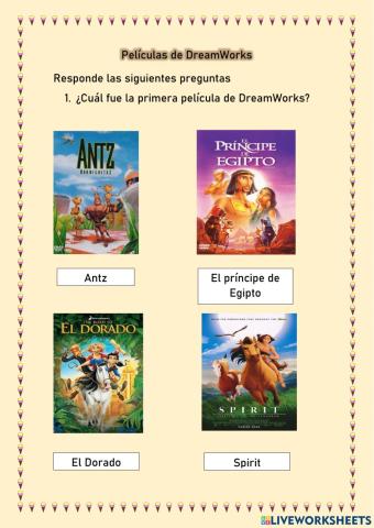 Películas de DreamWorks