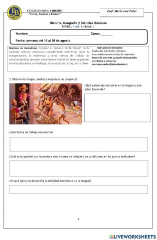 Sistema de trabajo colonial