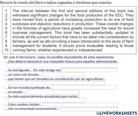 Reading comprhension