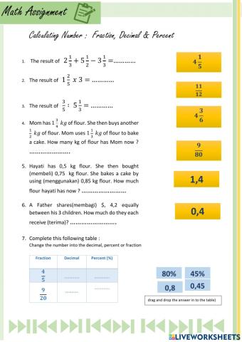 Number and calculation-type B