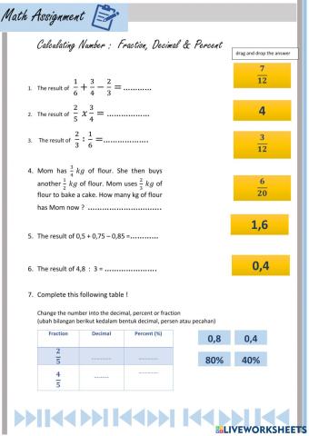 Number and calculation-type C