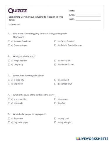 Something very serious will happen Horacio Quiroga