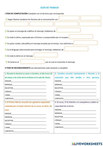 Factores de la comunicación