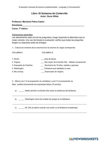 El fantasma de canterville