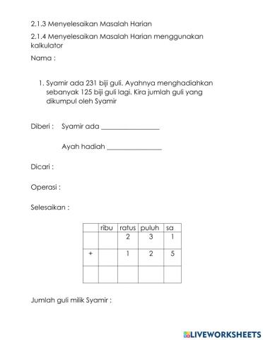 Penyelesaian Masalah