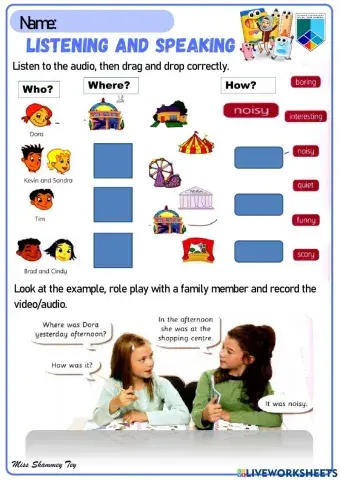 Get Smart Plus 3 Where Were You Yesterday Listening and Speaking task