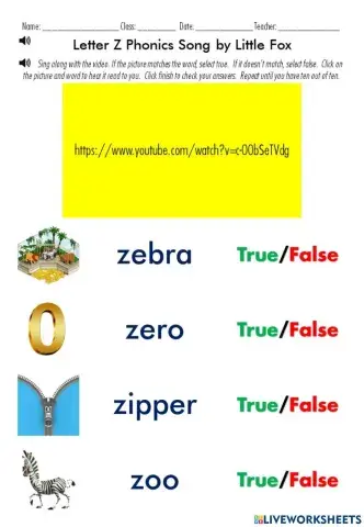 Meet the Letter Z! - Letter Z Phonics Song by Little Fox