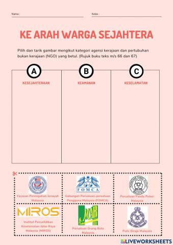 Ke Arah Warga Sejahtera