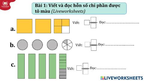 Toán 3 - Tuần 2 - Bài 1