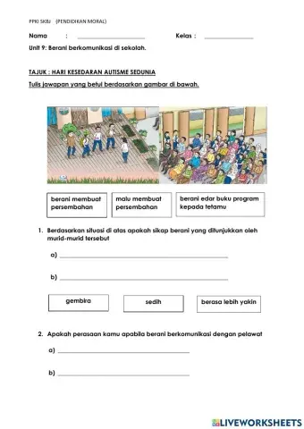 Berani berkomunikasi  (p.moral kssrpk t4) cikgu lina