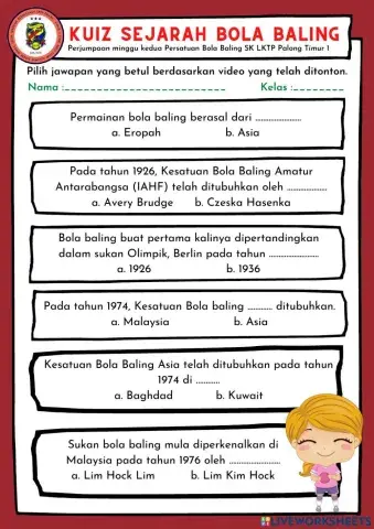 Kuiz sejarah bola baling