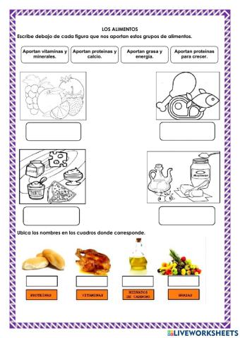Los alimentos