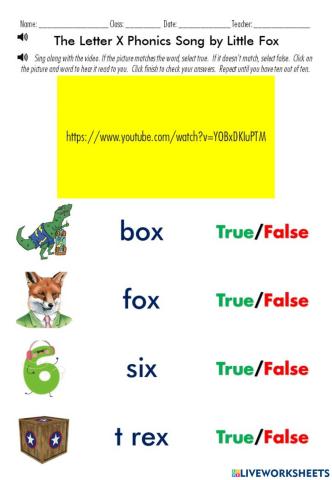 Meet the Letter X! - The Letter X Phonics Song by Little Fox