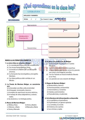 Pract. literatura de la emancipación