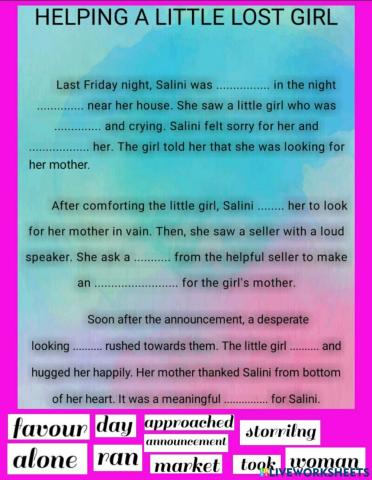 Drag and drop activity (bi essay)