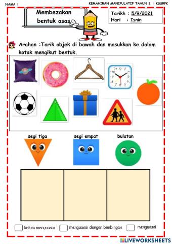 Kemahiran manipulatif tahun 3