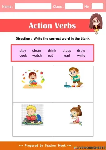 Action verbs