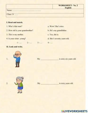 Test 3 grade 3