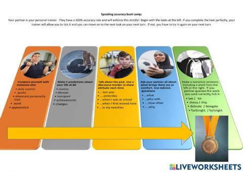 Speaking accuracy challenge