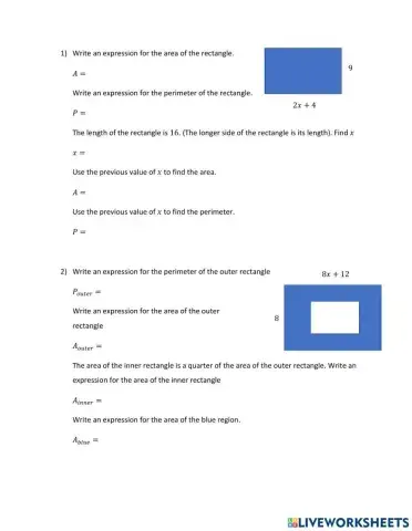 Algebra Word Problems