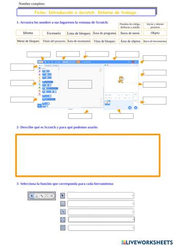 Introducción a Scratch. Entorno de trabajo