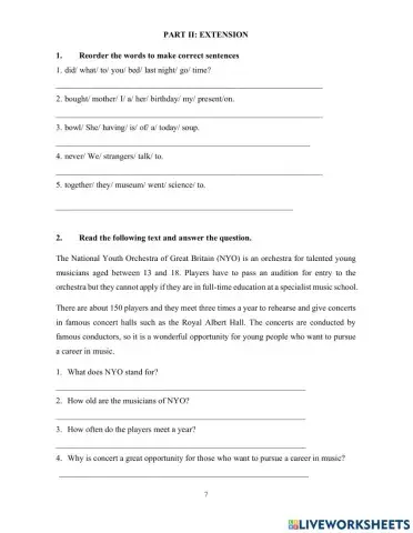 DS - Fa4 - Test 1 Extension