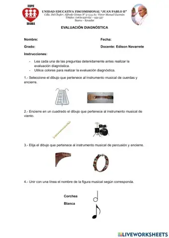 Prueba de diagnóstico